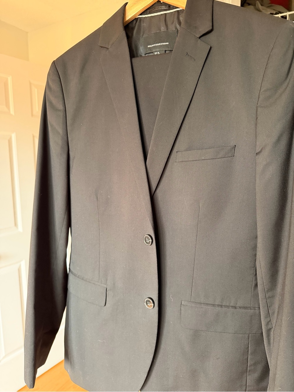 H&M Black Two-Piece Suit